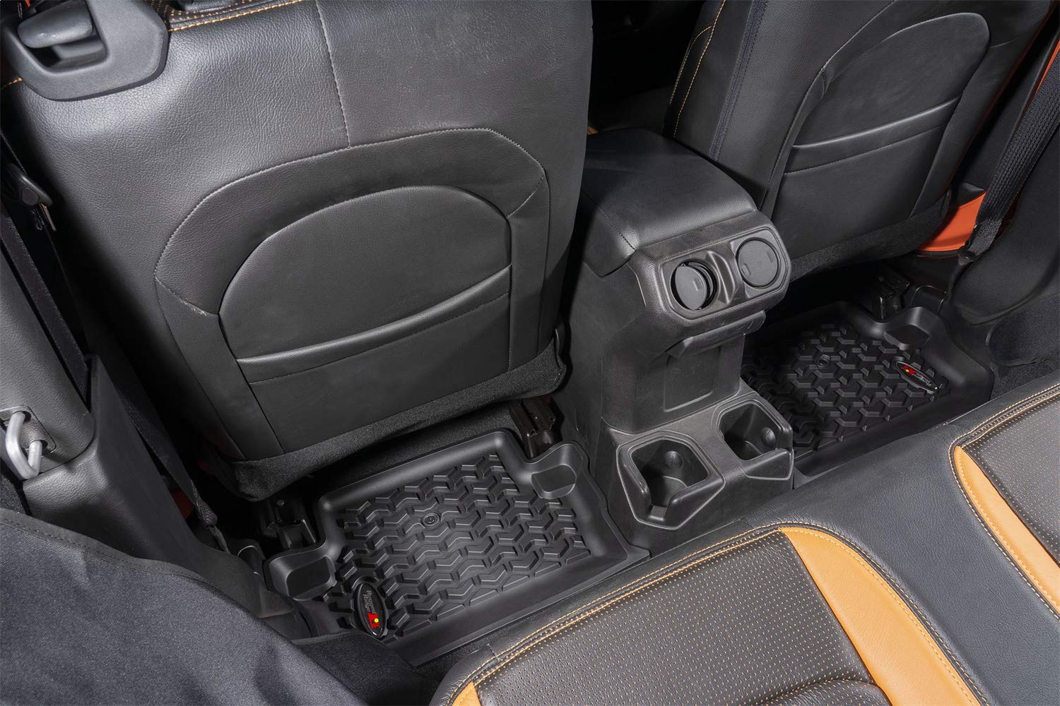 Floor Liner Set Rugged Ridge for Jeep Wrangler JL | Front & Rear, 4-Piece Set, Black | 12987.43 | Fits 2018-2025 Jeep Wrangler JL 2-Door