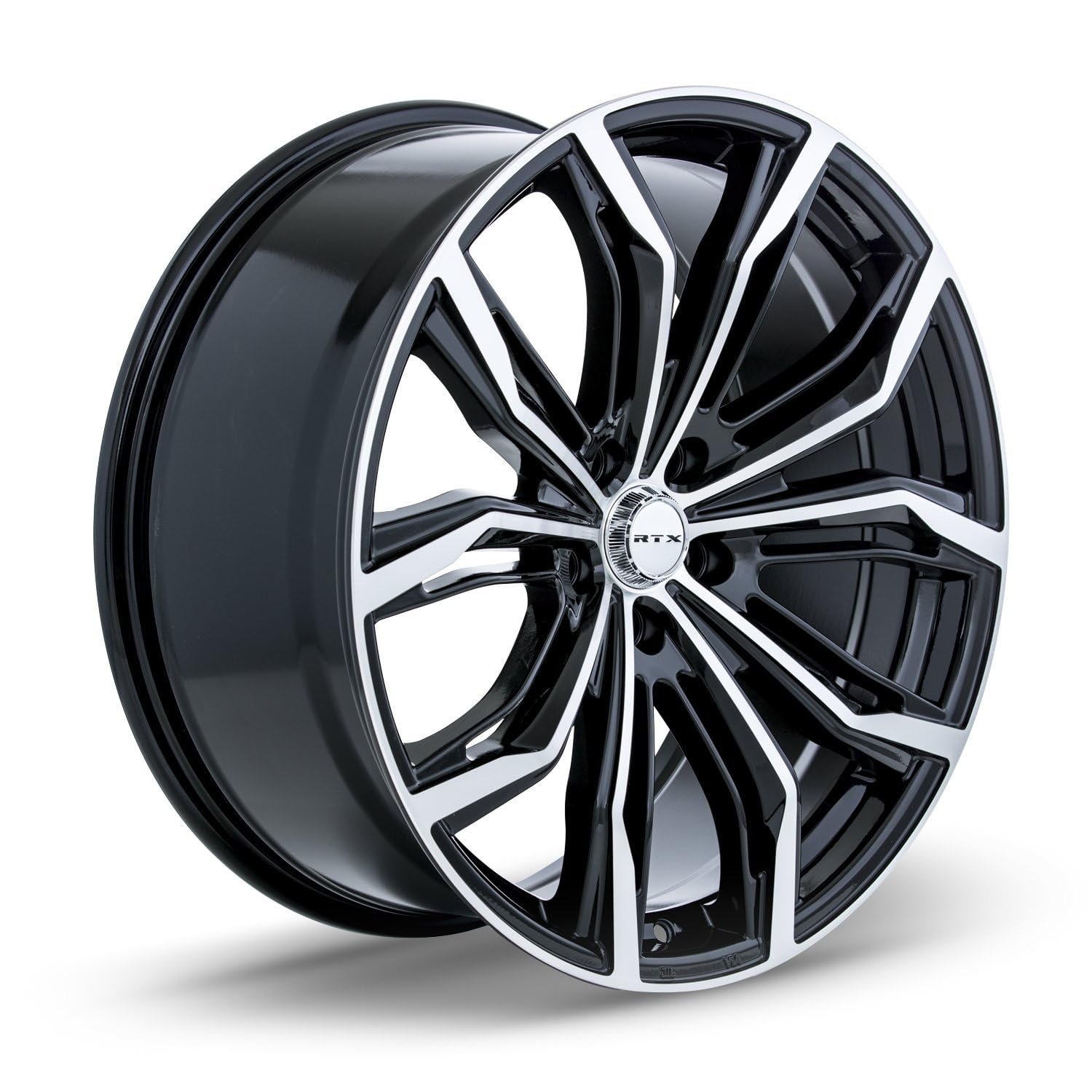 081926 • RTX® Black Widow • Black Machined • 18x8 5x114.3 ET42 CB73.1