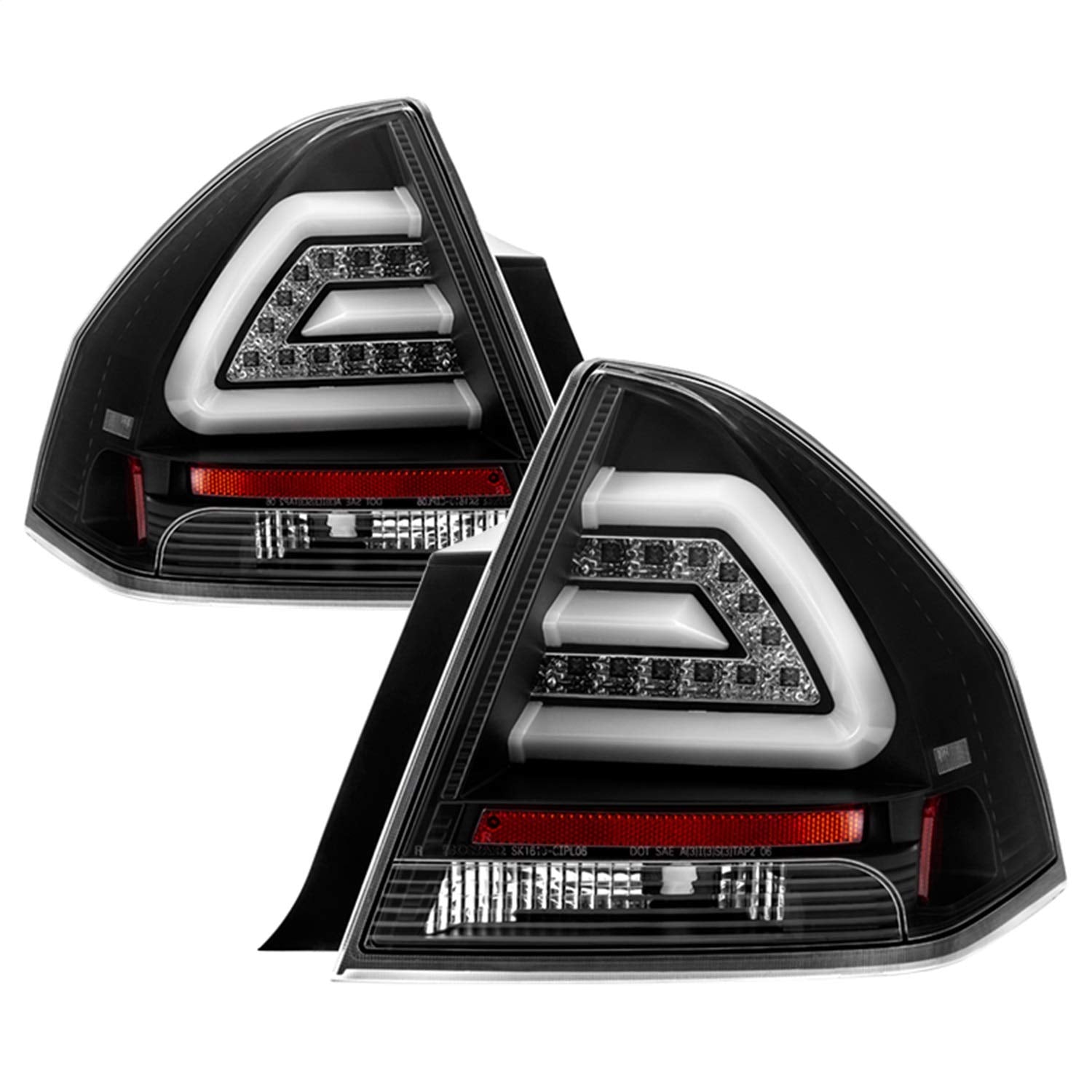 Spyder Auto 5076403 Chevy Impala 06-13 / Impala Limited 14-16 LED Tail Lights - Red Clear