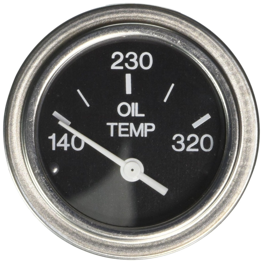Heavy Duty Sierra International 80596P Electric 320 Degree F Oil Temp Gauge for Inboard & Diesel Engines, 2"