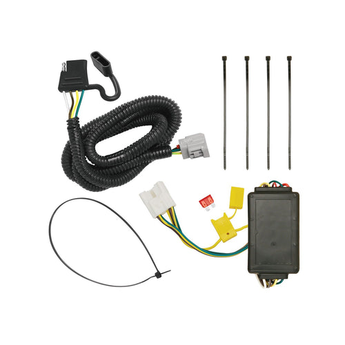 Tow Tekonsha Custom Harness 118255, 4-Way Flat, w/Circuit Protected ModuLite Module, Compatible with Lexus RX350, RX350L and RX450h