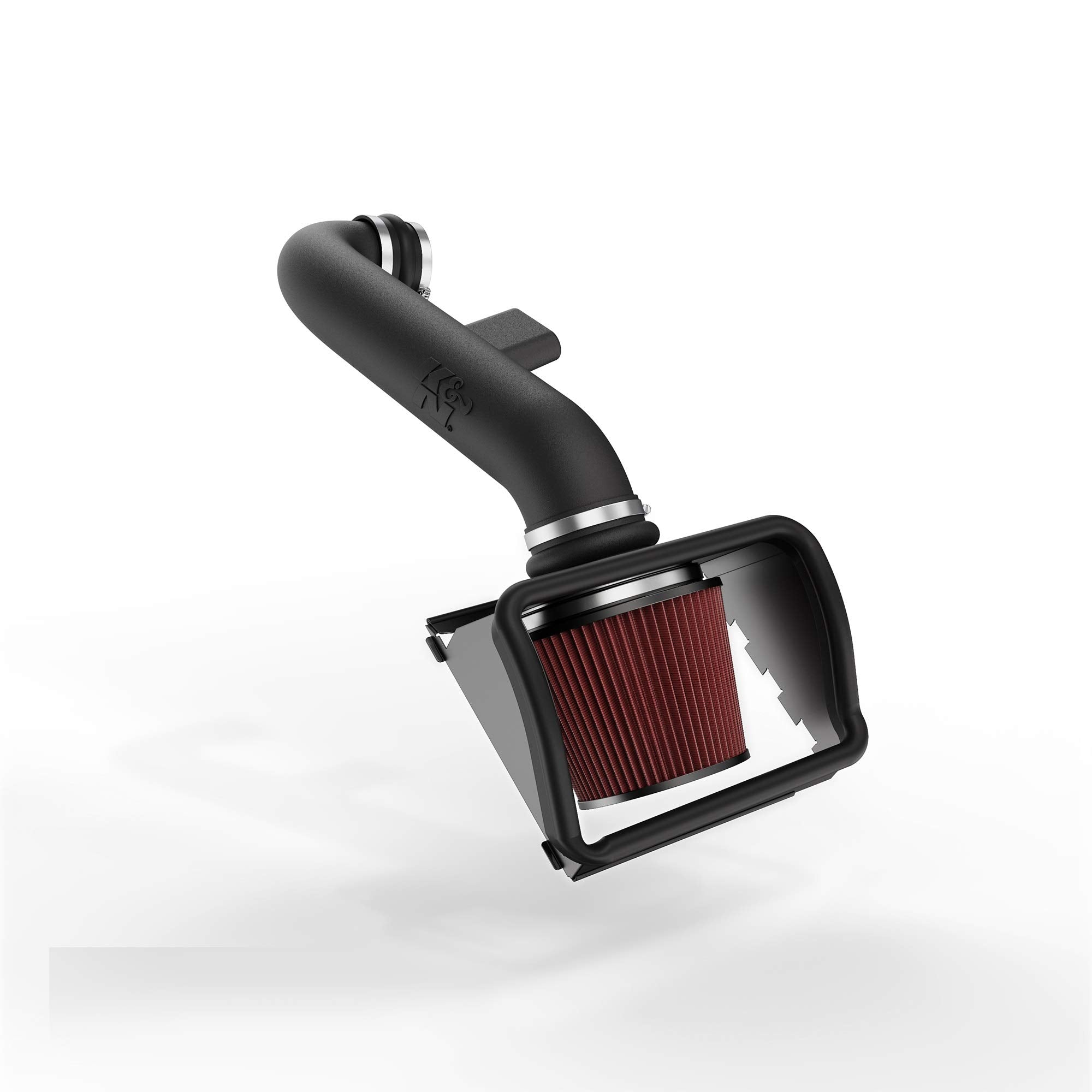 Cold Air Intake System K&N: High-Flow Air Filter, Increase Performance & Towing: Compatible with 2015-2020 Ford: F150, 63-2591