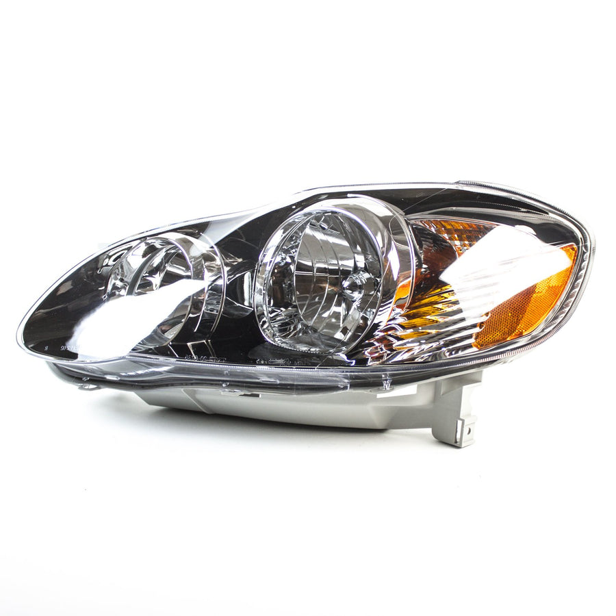 Left TYC Headlight Assembly Compatible with 2005-2008 Toyota Corolla
