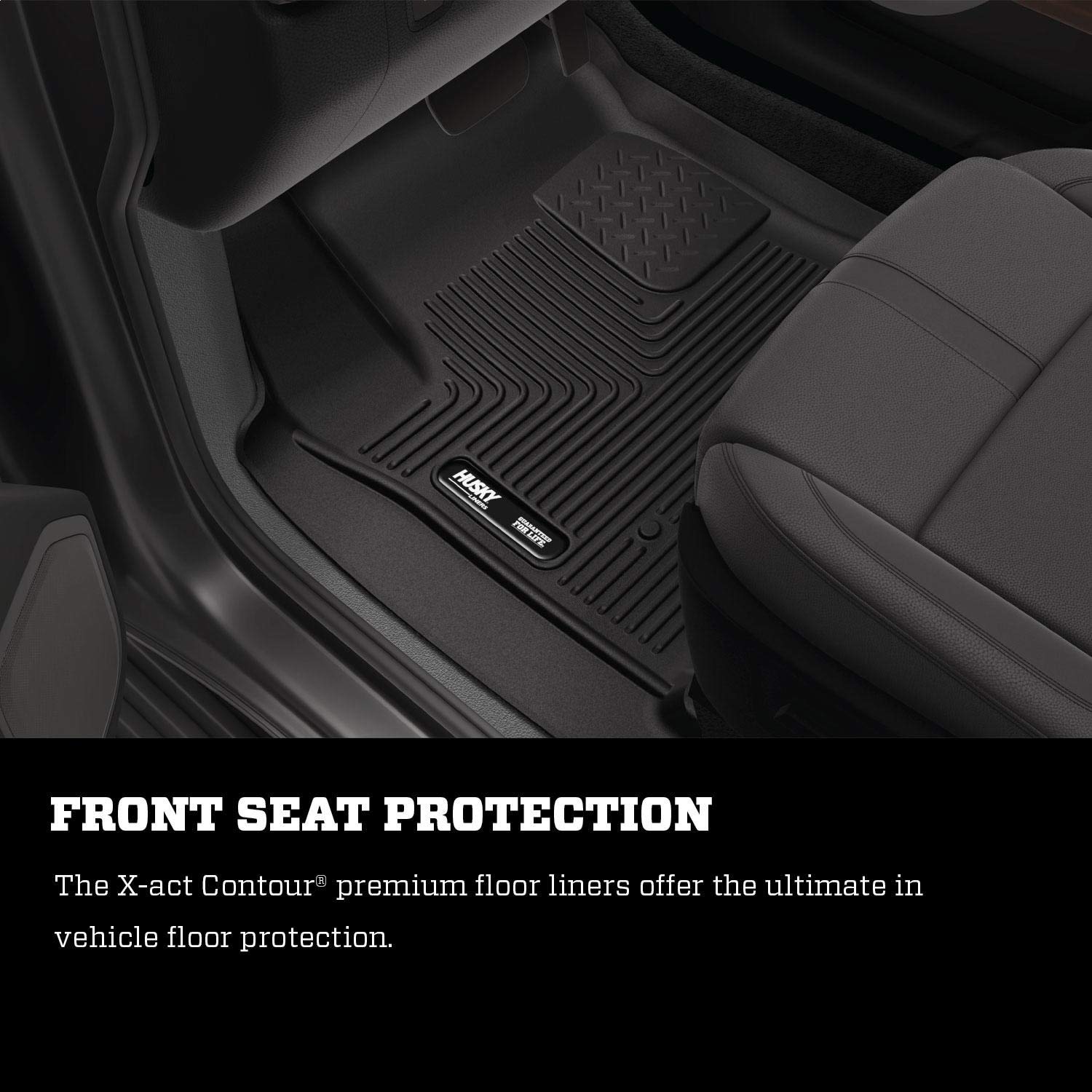 Husky Liners Floor Mats X-act Contour | Fits 2019-2025 Nissan Altima | 2nd Row, 1-pc Black - 54861