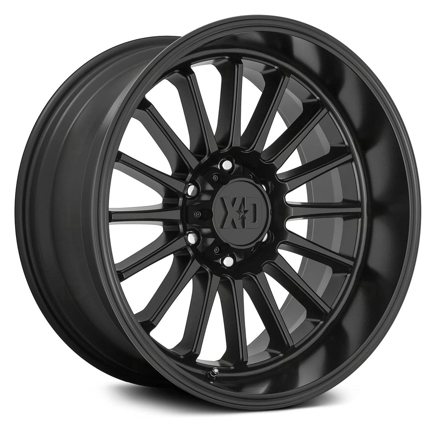 Xd857 Whiplash Satin Black Wheel XD Wheels with Alloy Steel (22 x 10. inches /5 x 71 mm, -18 mm Offset)