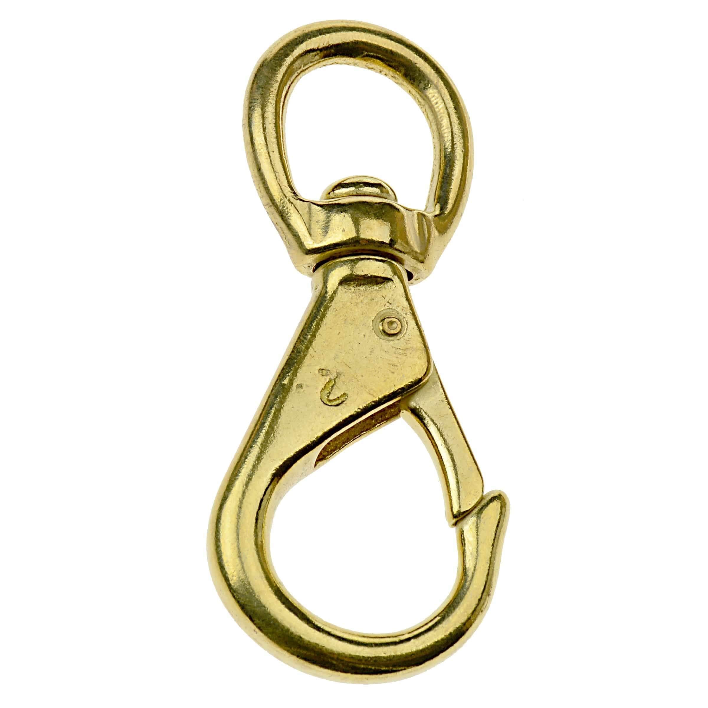 Swivel Eye Snap T-H Marine BE-HA-54340-DP, 3.75", Brass
