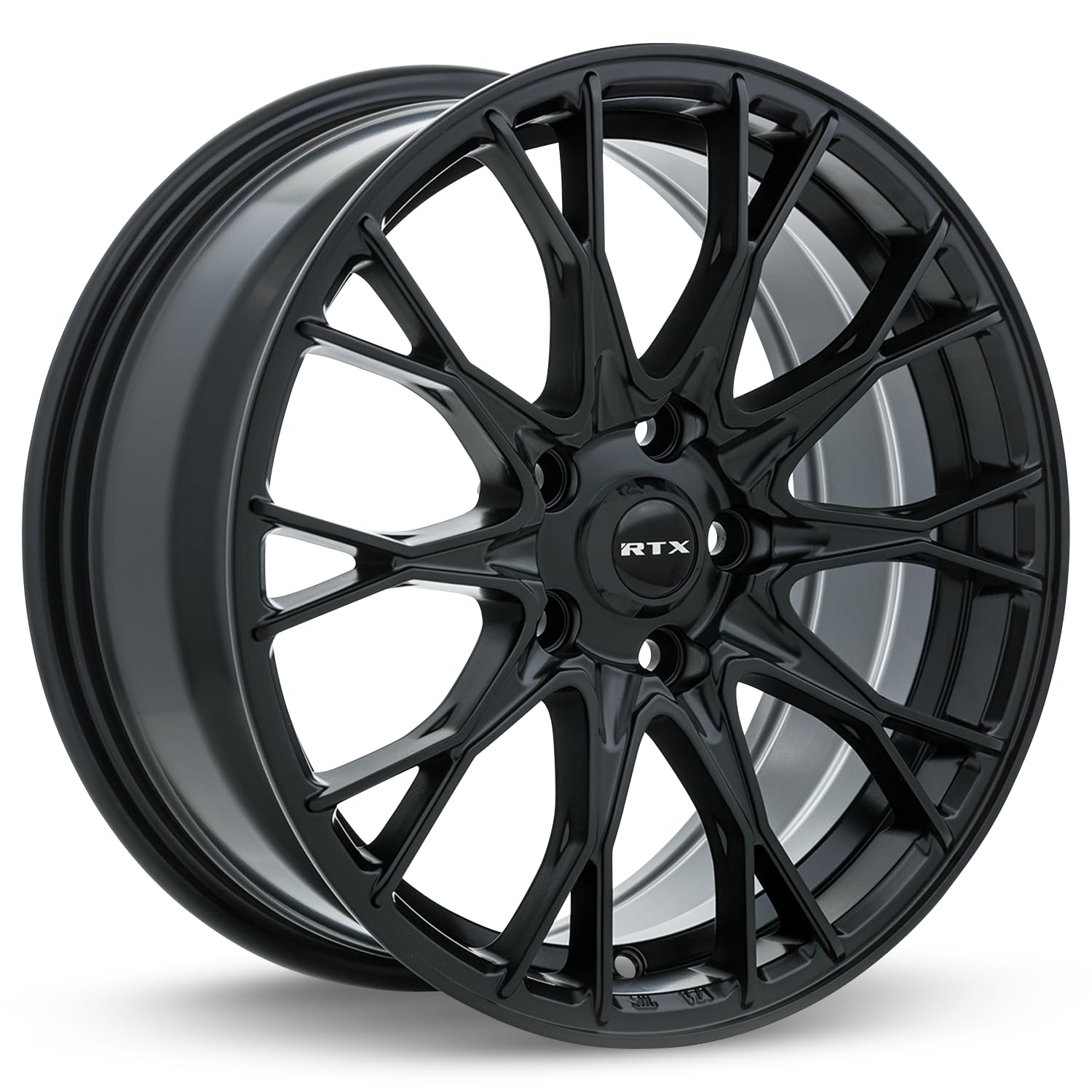 Custom RTX CONCORDE Wheel - 17x7.5, 38 Offset, 5x108 Bolt Pattern, 63.4mm Hub - Satin Black Rim