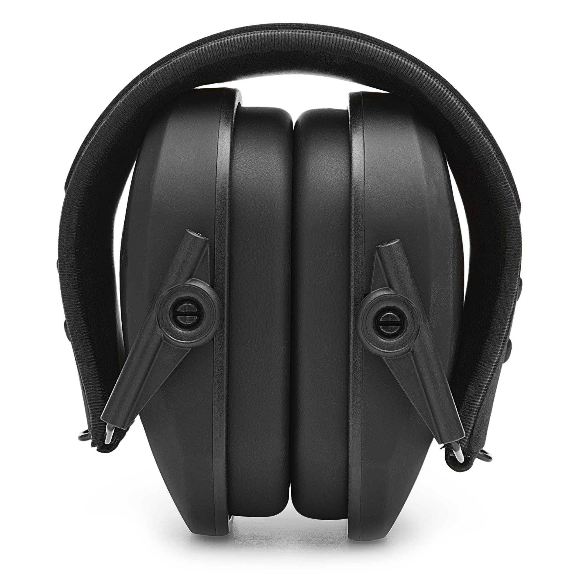 Walker's Passive Razor Slim Earmuff - Ultra Low-Profile Earcups - Black