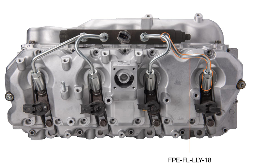 04.5-05 GM 2500/3500 Duramax LLY High Pressure Injection Line Fleece (No. 1 & 8)