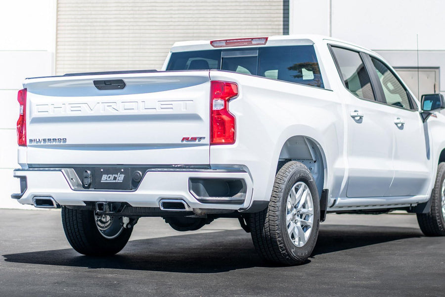 S-Type Axle-Back Exhaust System Borla 140778 2.75 in. Into Muffler True Dual Single Split Rear Exit For Use w/Factory Fascia Tips