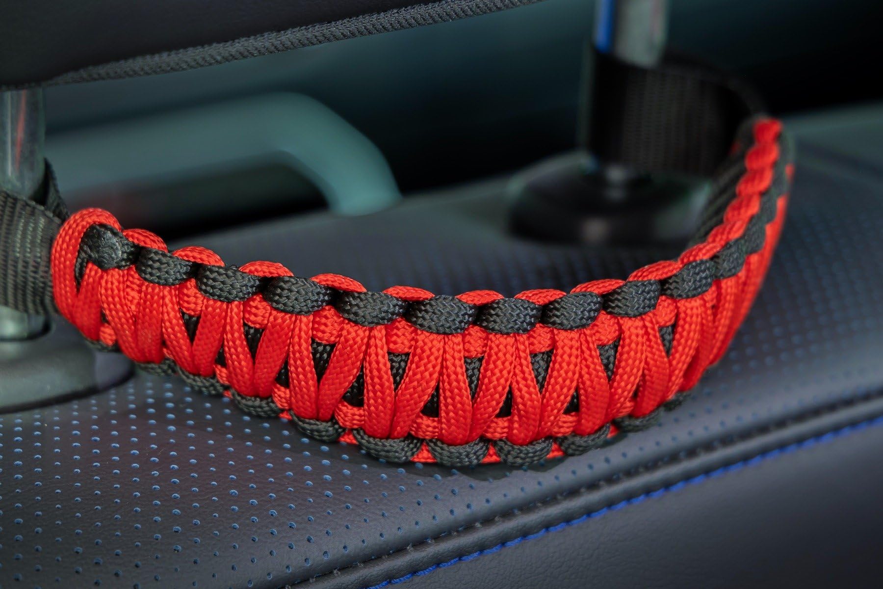 Paracord Rough Country Headrest Grab Handles | Universal Fitment | Corded | Sold As Pair - 117615