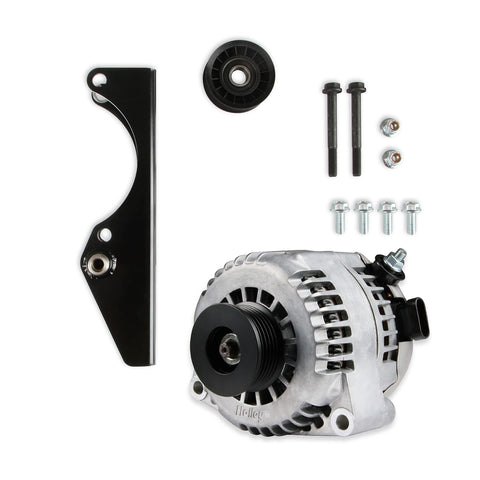 Holley Gen III Hemi 97-369 Alternator Relocation Kit with Holley Alternator