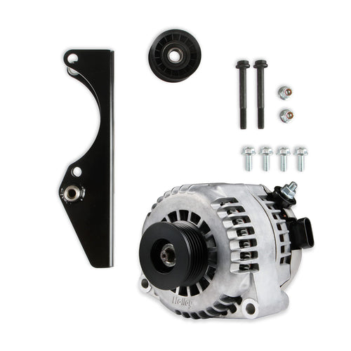 Holley Gen III Hemi 97-369 Alternator Relocation Kit with Holley Alternator