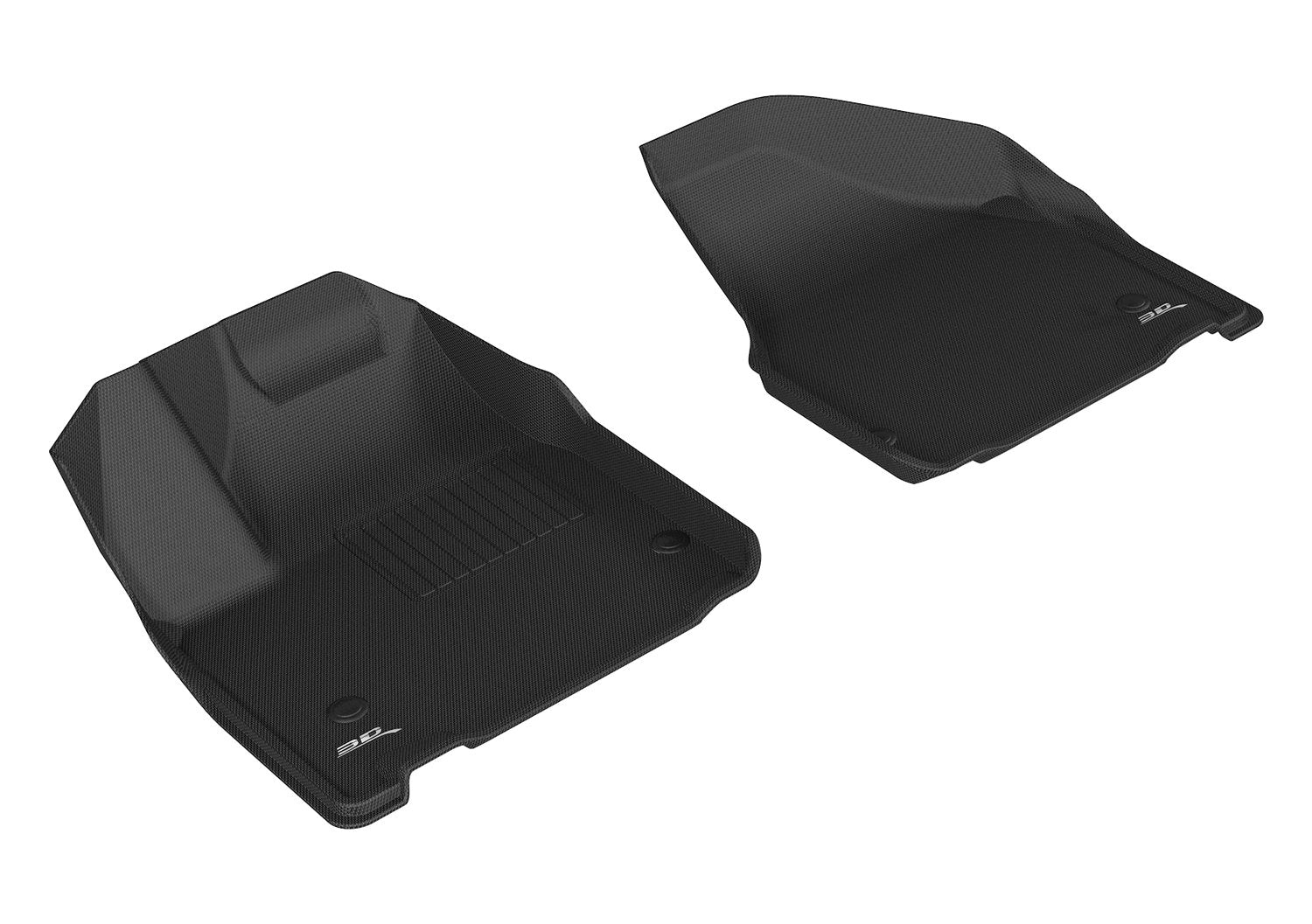 Front Row 3D MAXpider Custom Fit All-Weather Floor Mat for Select Chrysler Pacifica Models - Kagu Rubber (Black)