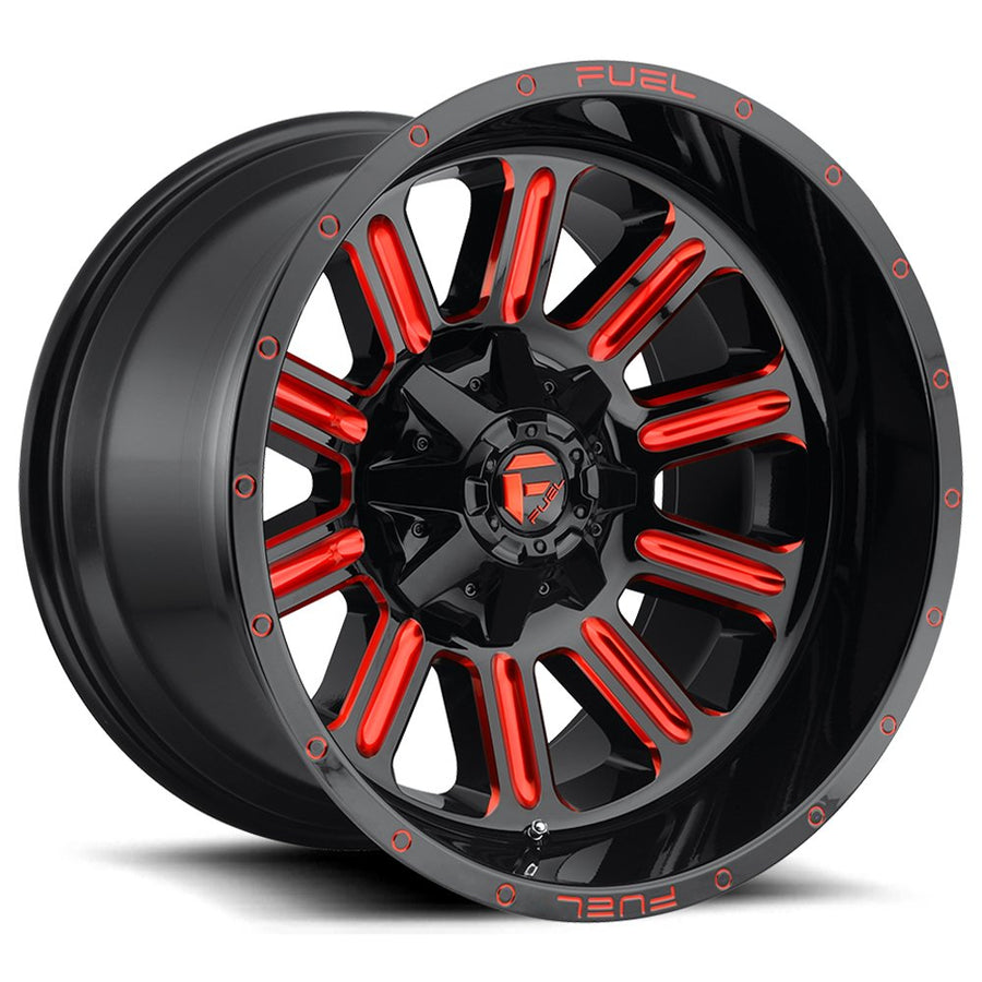 D621 Fuel Offroad HARDLINE BLACK Wheel with Painted and TPMS Compatible (20 x 9. inches /5 x 139 mm, 1 mm Offset)