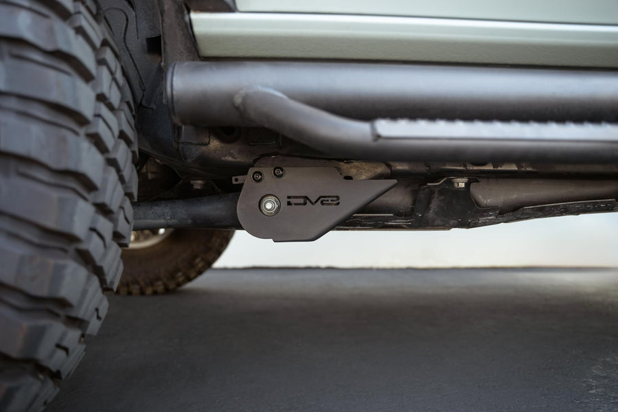 DV8 Offroad Skid Plates for Trailing Arm The 2021-2025 Ford Bronco | Wraparound Design Offers Superior Protection | Compatible with Broncos with Trailing Arm Mounts with Welded OEM Skid Only