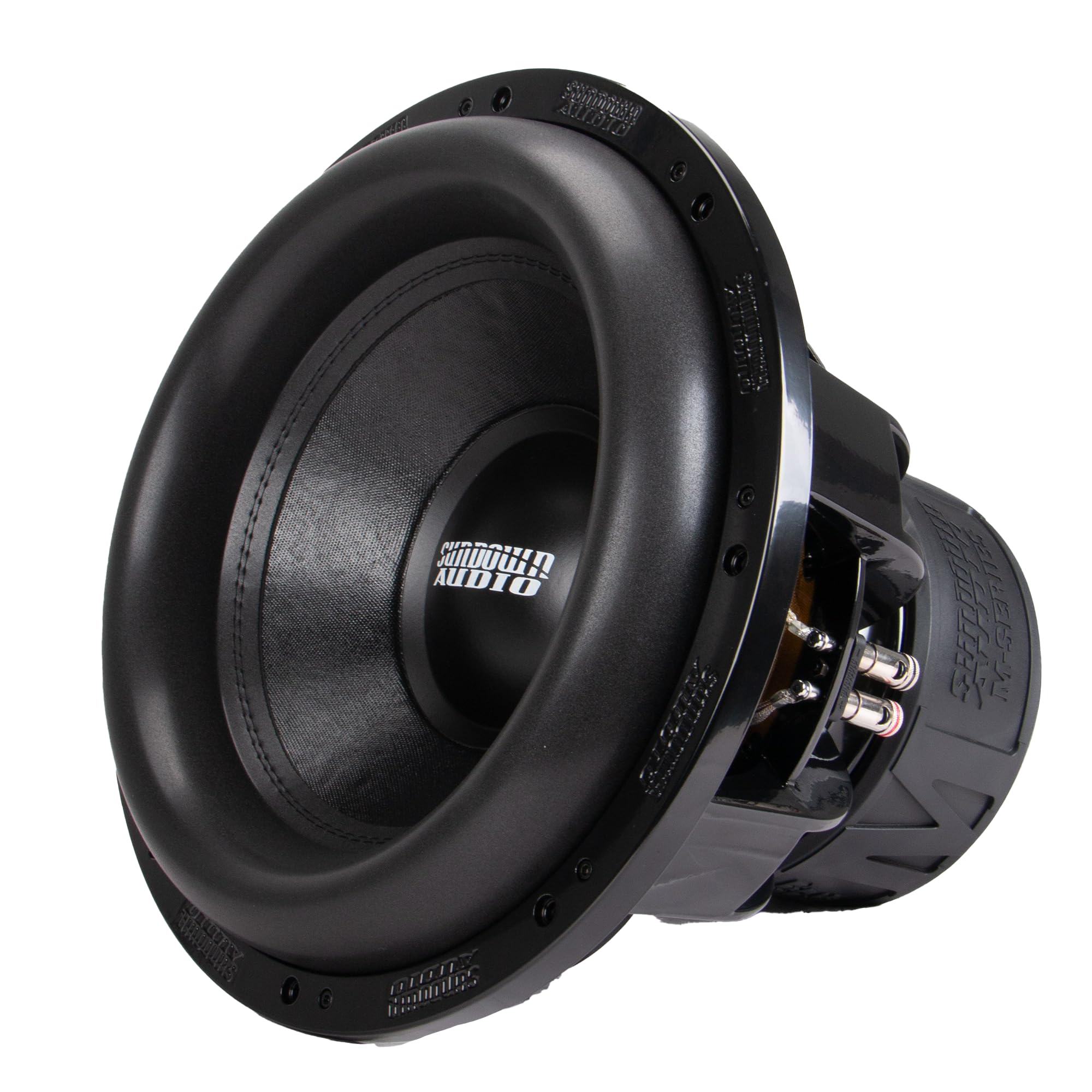 M15 Sundown Audio Car Subwoofer – 15" Dual 1 Ohm, 2000W RMS/4000W Peak, 3" Copper VC, 35mm Xmax, Mega Roll Surround, Quad Magnet Motor, Low-Distortion SPL Sub