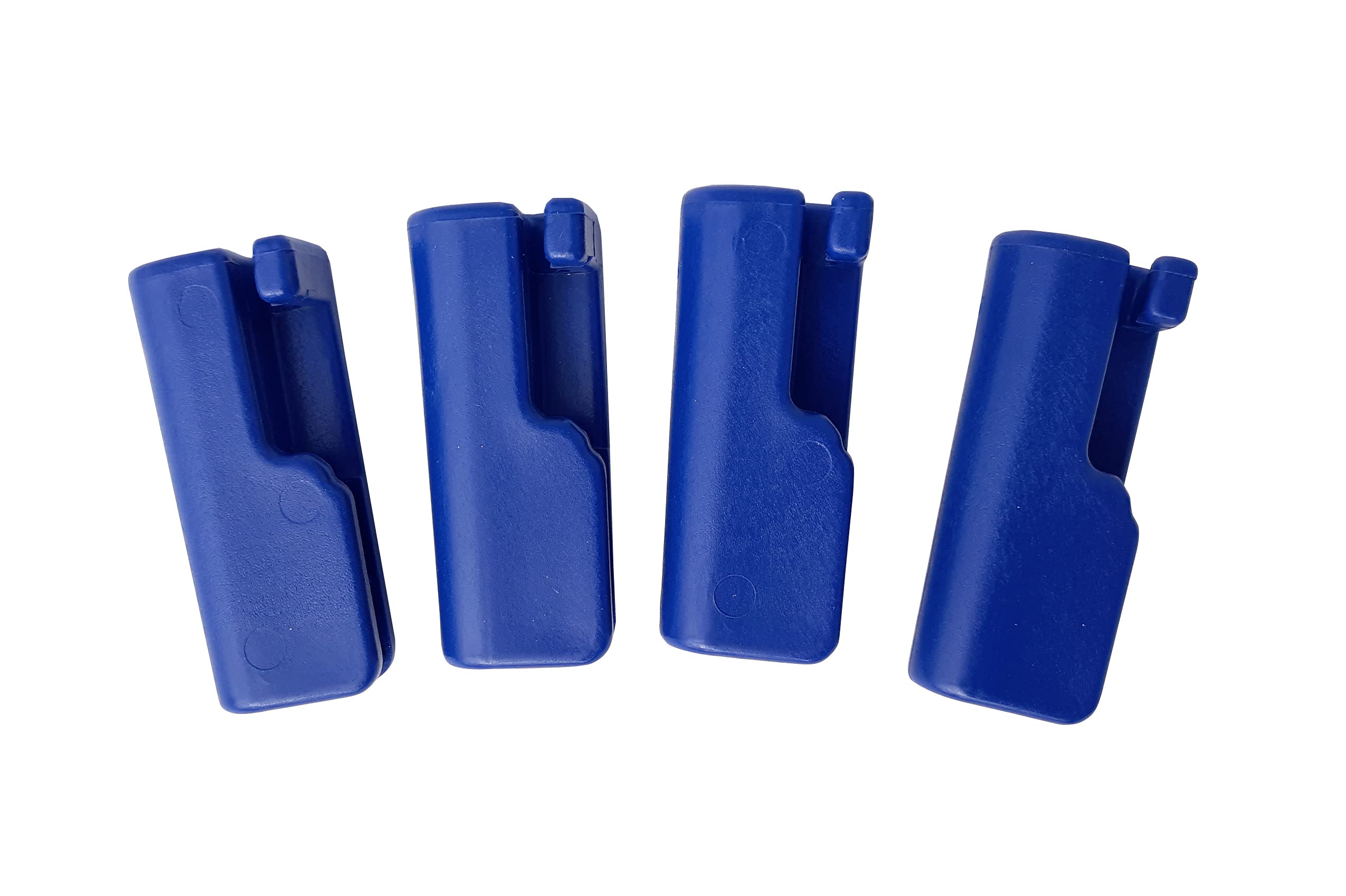 Taylor Made Boat Fender Hangers Quick Knot for 1/4" Line, Heavy-Duty Blue Molded Nylon, 2-1/8" x 1-1/8" x 3/4", 4-Pack - 1098