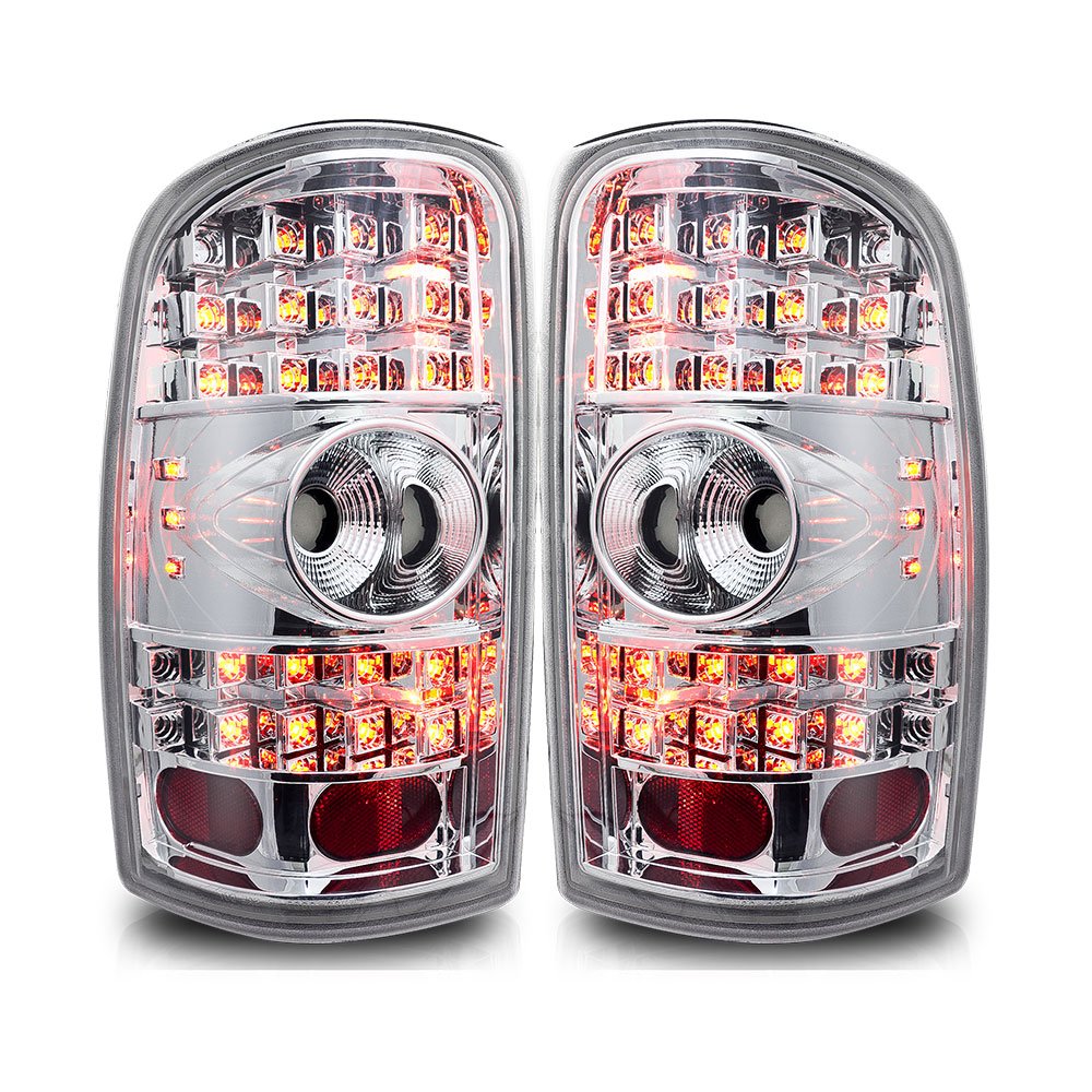 Winjet LED Tail lights for [2000 2001 2002 2003 2004 2005 2006 Suburban/Tahoe/Yukon] Street Series