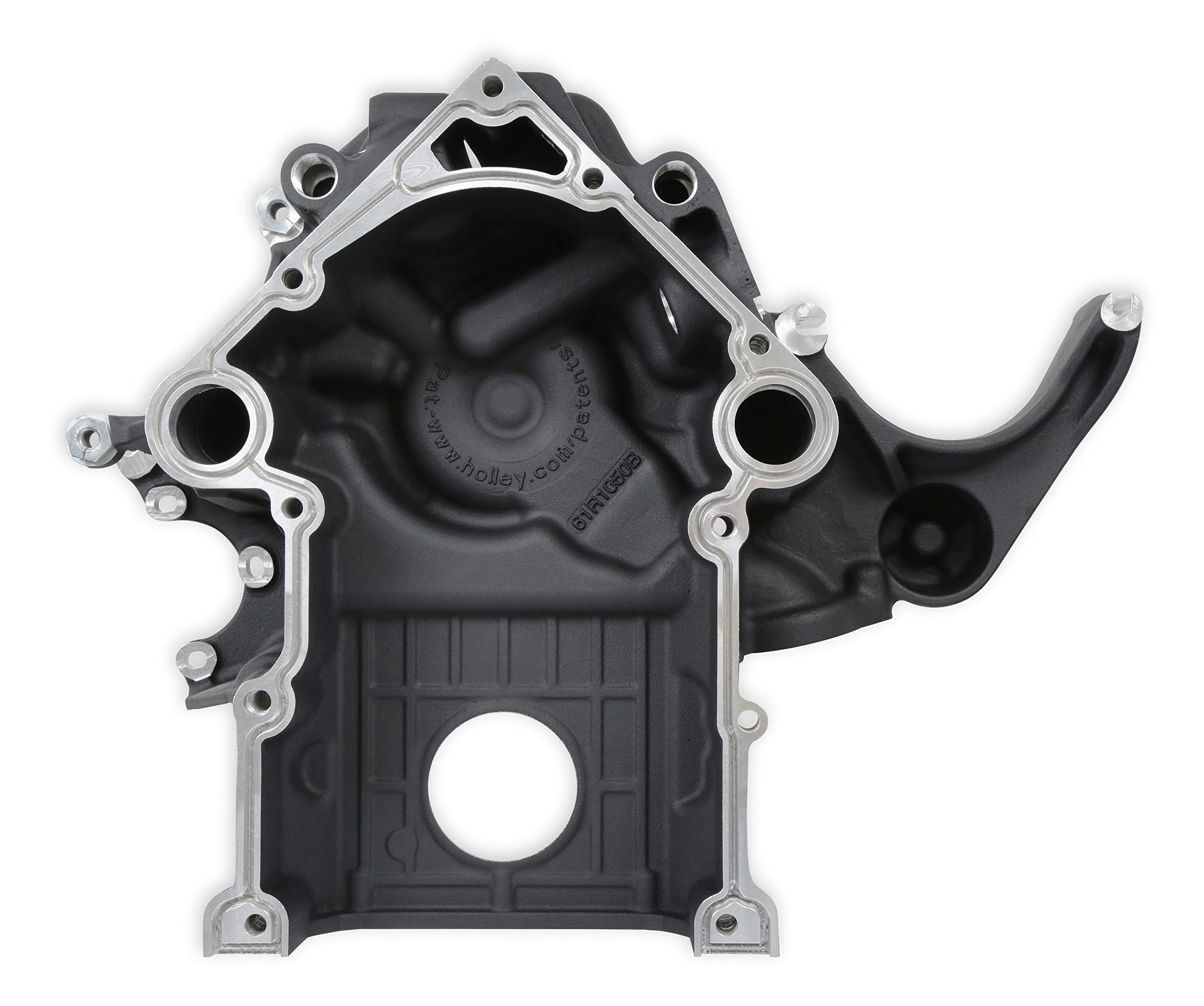 97-375 Holley Replacement Timing Cover - Black Finish