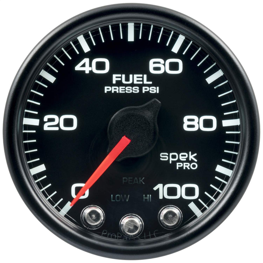 P51432 AUTO METER Spek-Pro - Nascar Instrument Panel Fuel Pressure Gauge