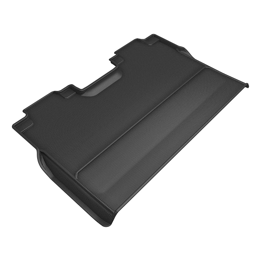 3D MAXpider Kagu Custom Fit Floor Mat (Black) Compatible with Ford F-150 Supercrew 2015-2026 / F-250/350/450 Crew Cab 2017-2026 (w/Bench Seat, Vinyl Floor, NO Underseat Storage) - Second Row