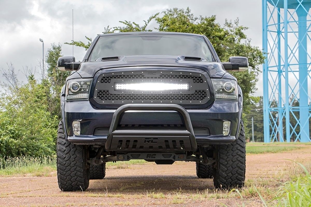 30" Rough Country Curved Dual Row LED Light Bar - 180W, 14,400 Lumens, Combo Spot/Flood Beam, Off-Road Lighting for Jeeps, Truck & UTV