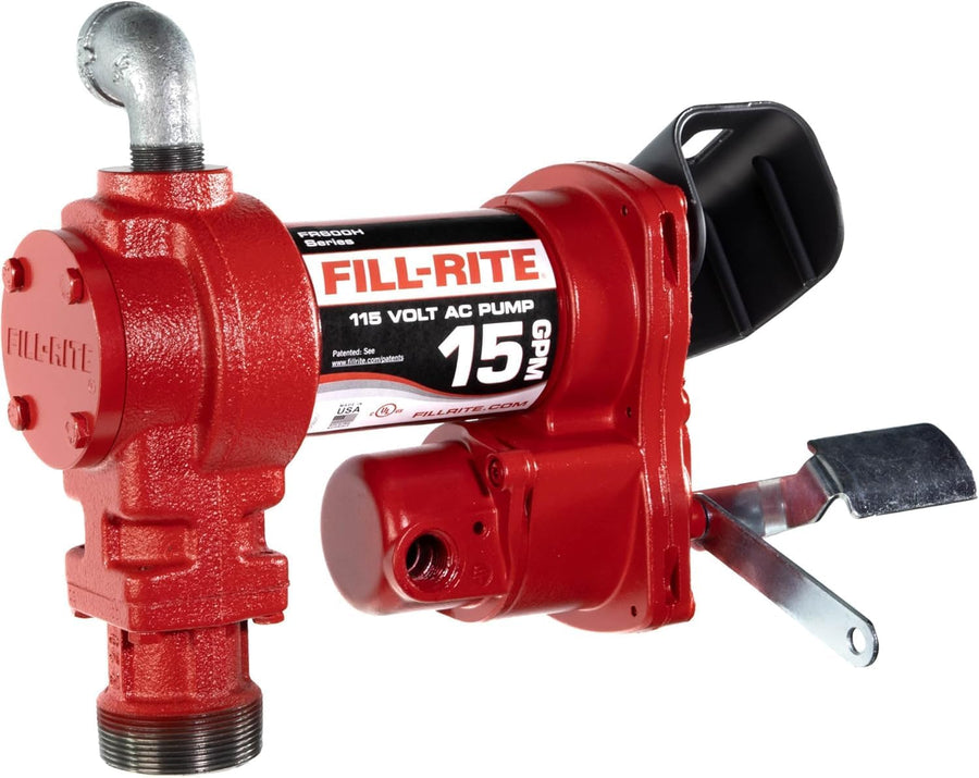Fill-Rite 115V FR604H 15 GPM Fuel Transfer Pump (Pump Only) | Gasoline, Diesel, Kerosene, Ethanol & Methanol Blends & Biodiesel
