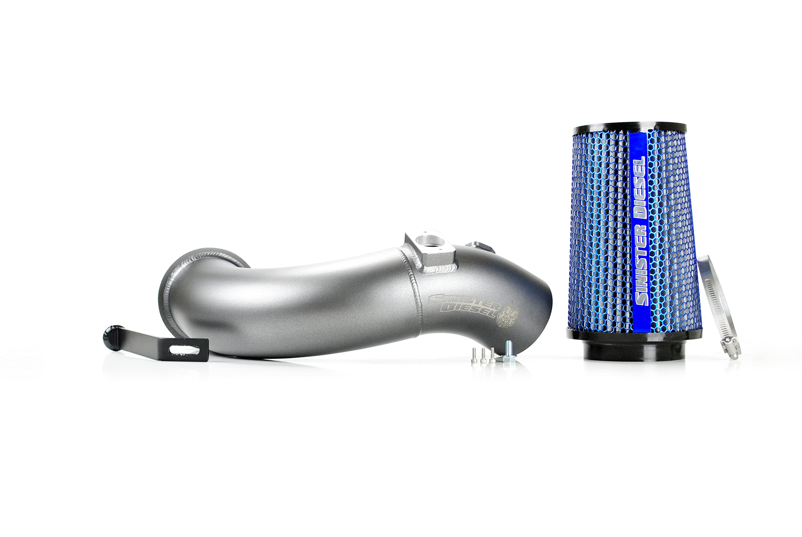 Cold Air Intake Sinister Diesel for 2013-2018 Dodge/Ram Cummins 6.7L (Gray)