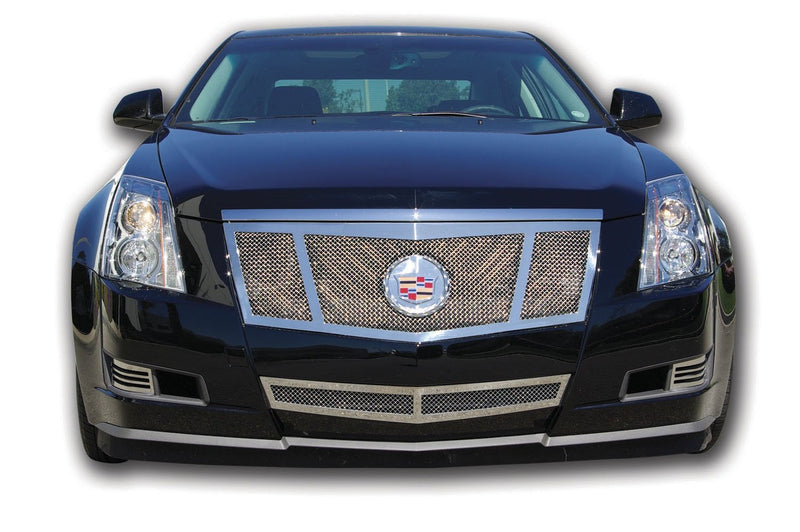 Upper Class T-Rex 55197 Small Formed Mesh Stainless Polished Finish Replacement Bumper Grille for Cadillac CTS