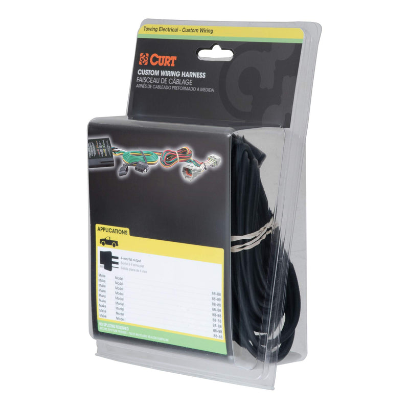 4-Pin CURT Vehicle-Side Custom Trailer Wiring Harness, Fits Select Subaru Legacy