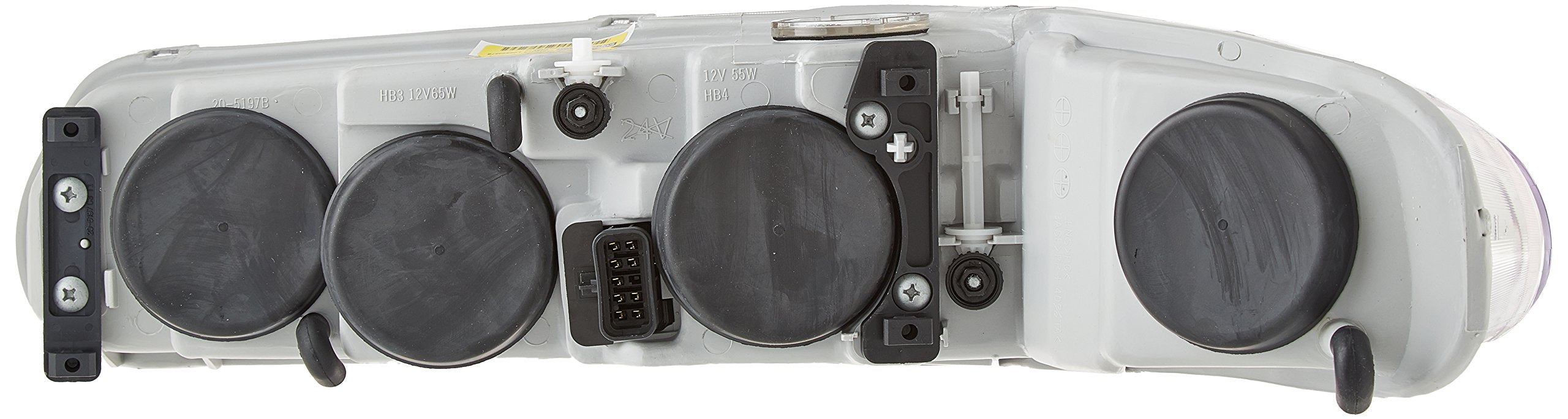 Right TYC Headlight Assembly Compatible with 1997-2004 Buick Regal