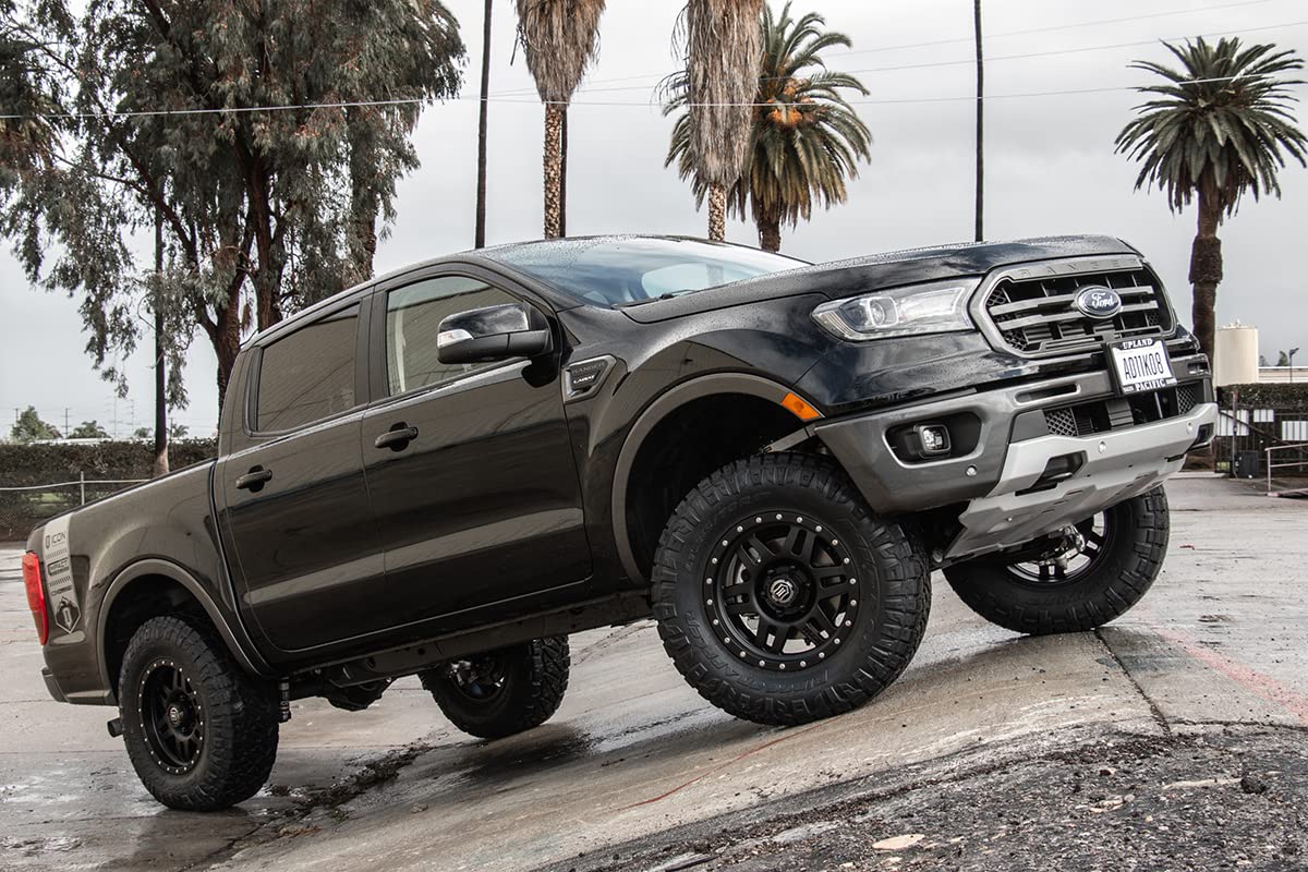 0-3.5" Lift ICON 19-21 Ford Ranger, Stage 3 Susp System, Tubular UCA Al Knuckle