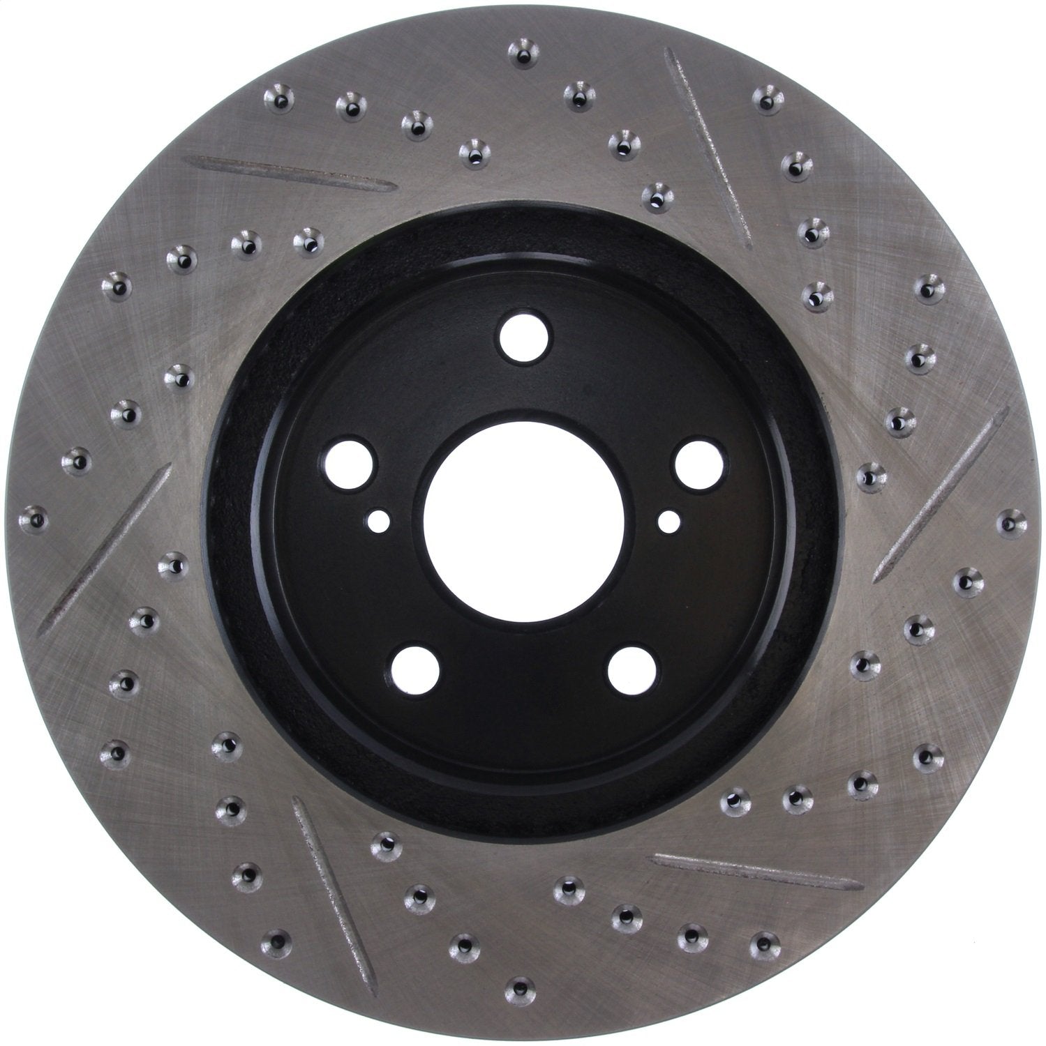 Sport Drilled/Slotted Brake Rotor StopTech 127.44125R (Front Right), 1 Pack