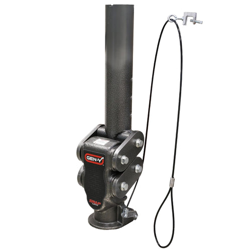 GEN-Y Hitch GH-7082 Gooseneck Torsion-Flex Spartan SnapLatch 2.5" Offset 4" Round Tube 2 5/16" Coupler Standard Height 6.5K TW 25K Towing