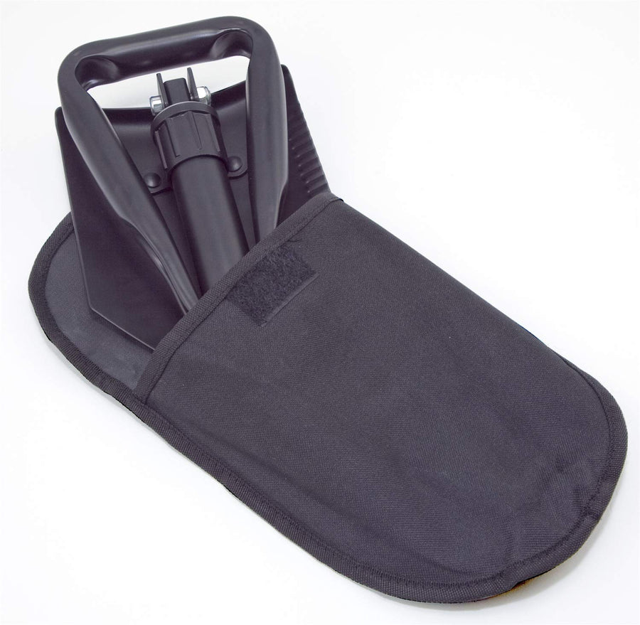 Recovery Shovel Rugged Ridge 15104.42, Heavy Duty, Tri-Fold, Black, Universal