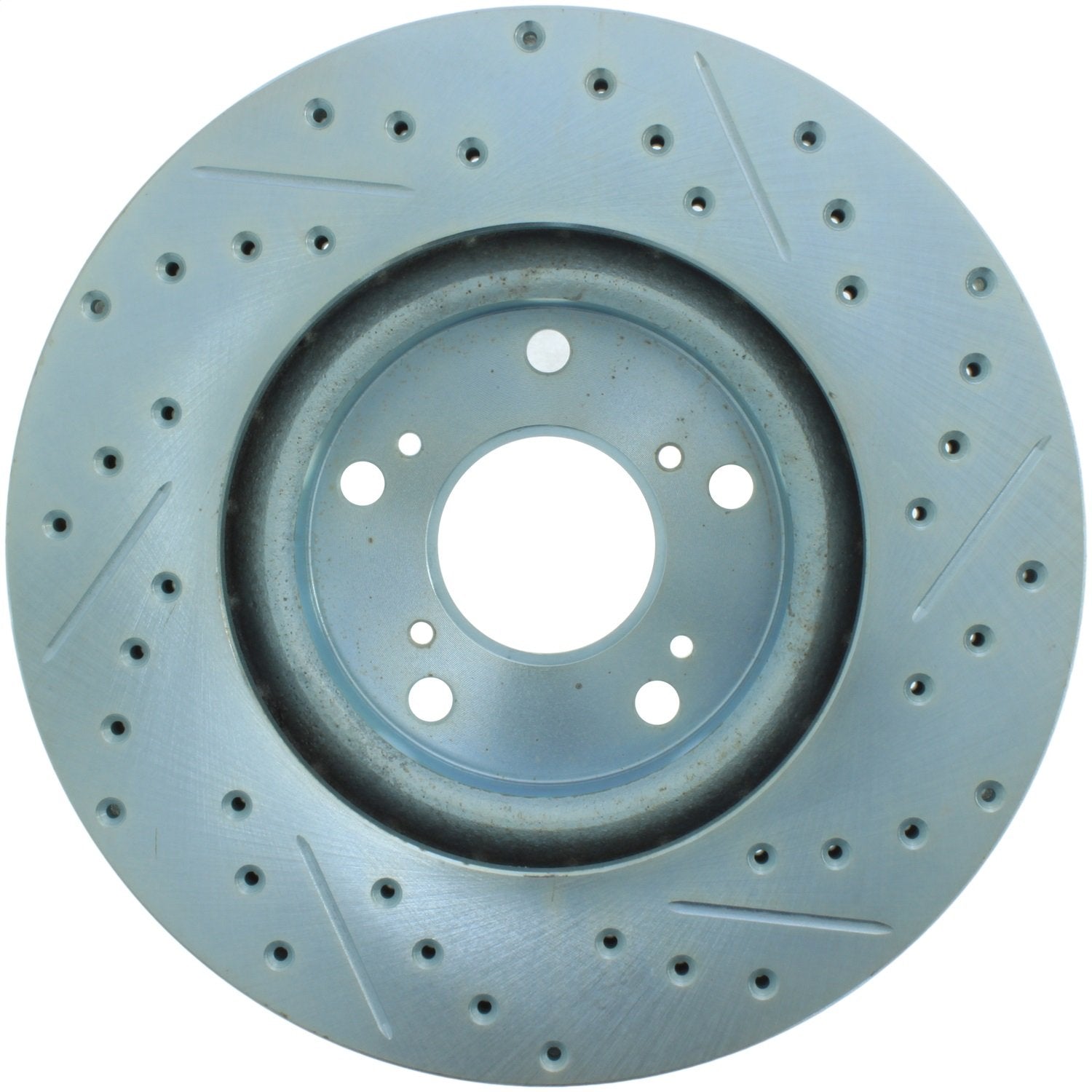 StopTech Select Sport 227.40057R Front Right Drilled/Slotted Disc Brake Rotor - Fits Audi, Porsche Macan Vehicles