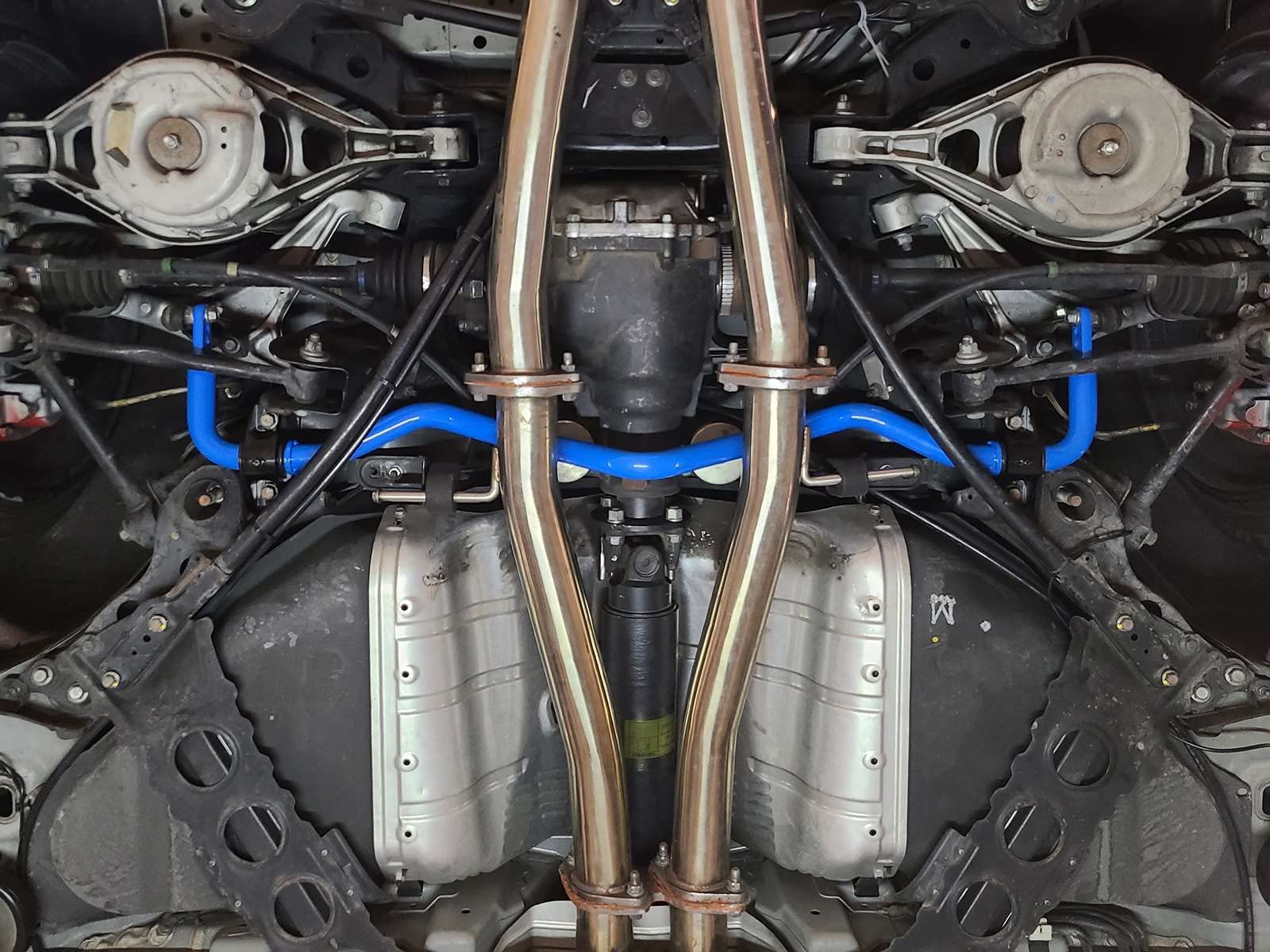 aFe Power Rear CONTROL Sway Bar Blue Fit Nissan 370Z 09-20 V6-3.7L 440-712001RL