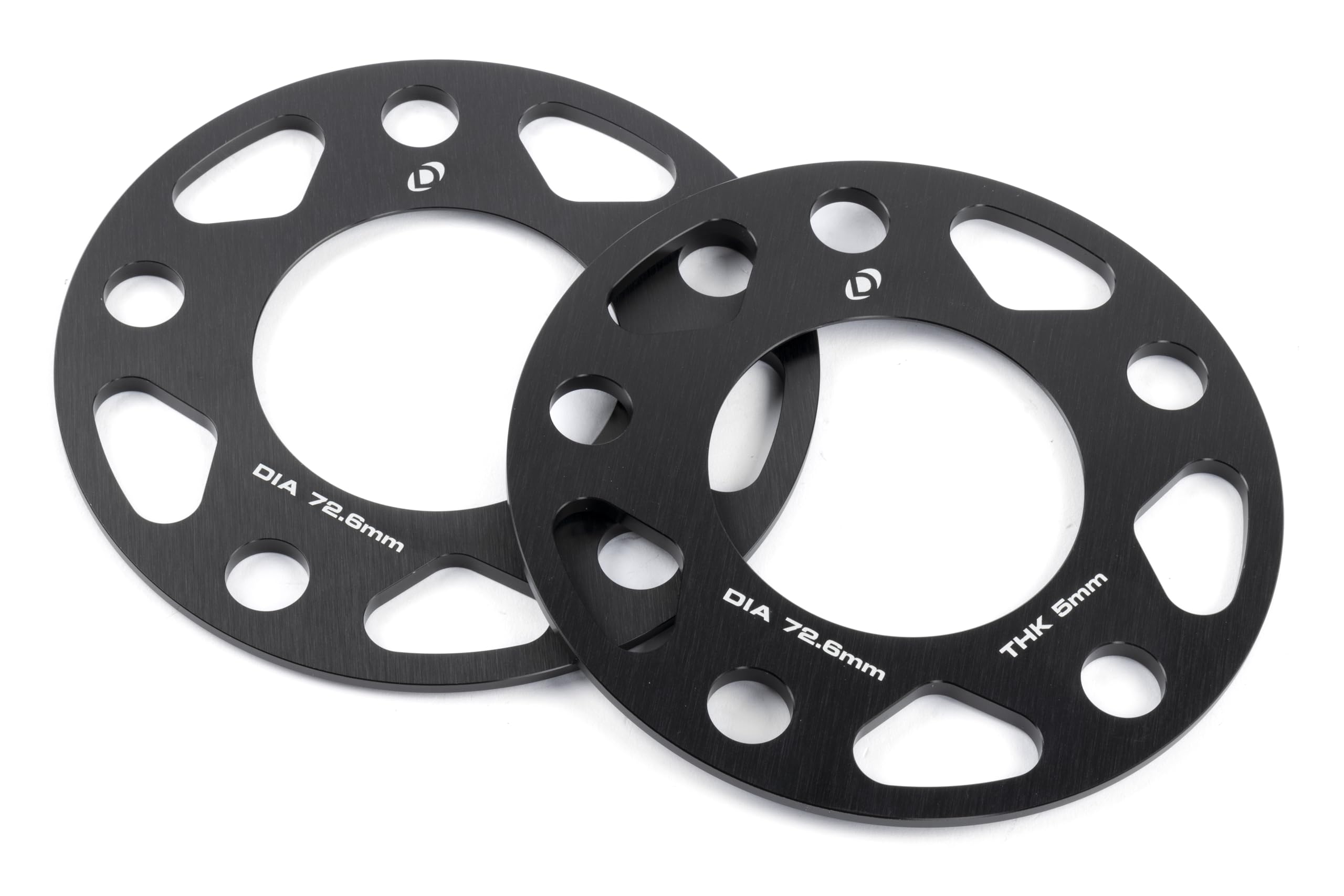 Dinan Wheel Spacers D210-2035 5x120 Bolt Circle - 72.6mm Center Bore - 5mm Thick - Pair