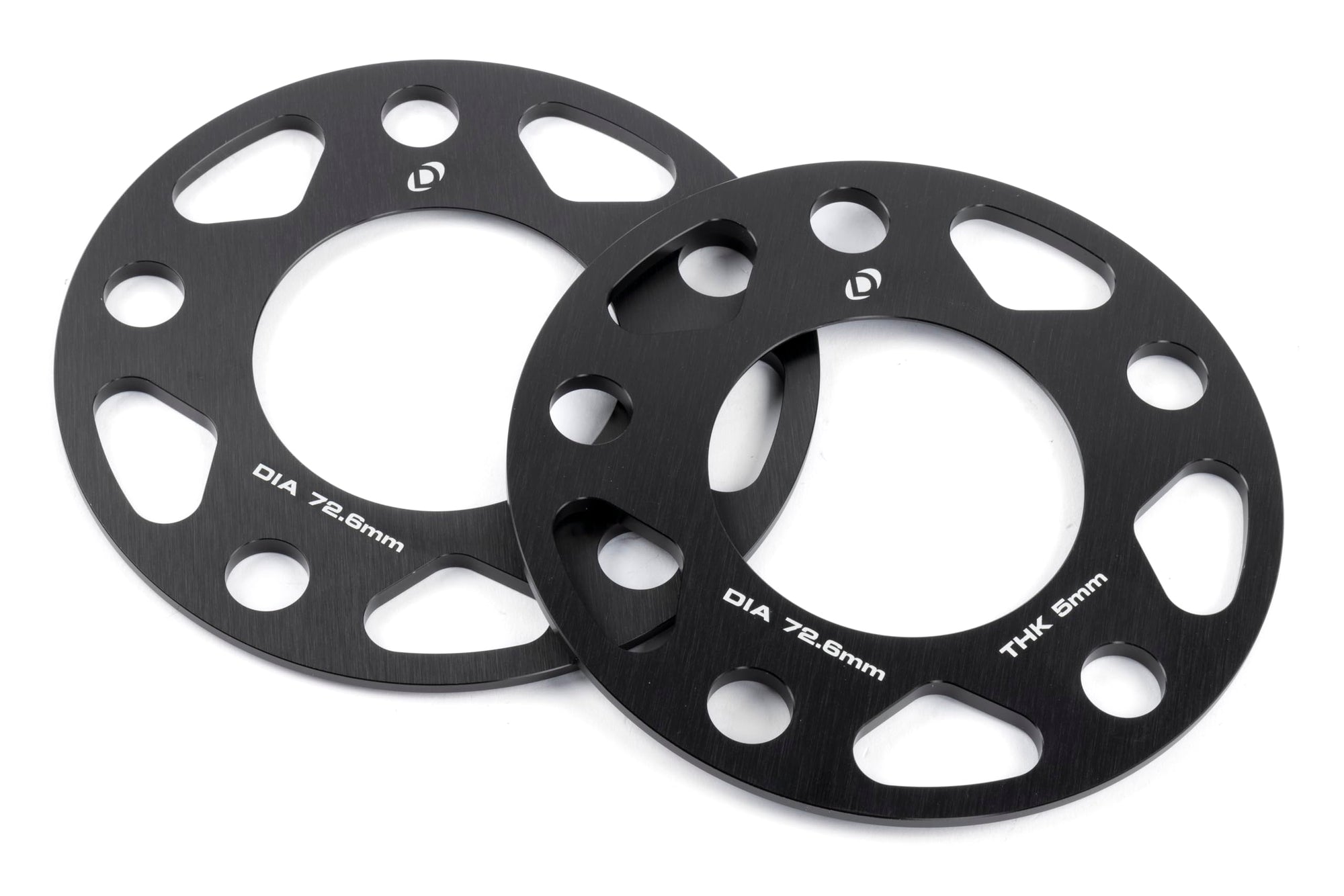 Dinan Wheel Spacers D210-2035 5x120 Bolt Circle - 72.6mm Center Bore - 5mm Thick - Pair