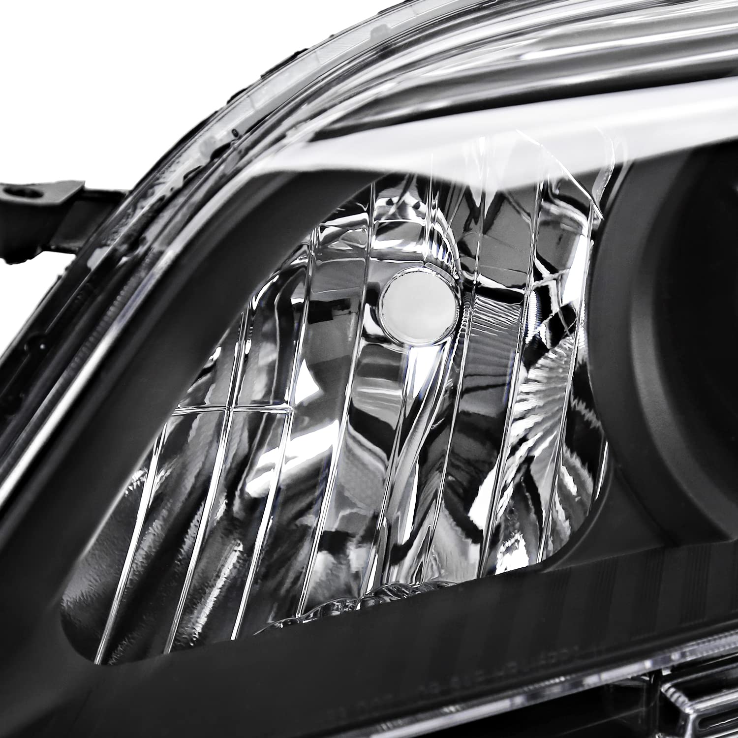 Black Projector Headlights SPEC-D TUNING Compatible with 2011-2020 Toyota Sienna, Left + Right Pair Headlamp Assembly
