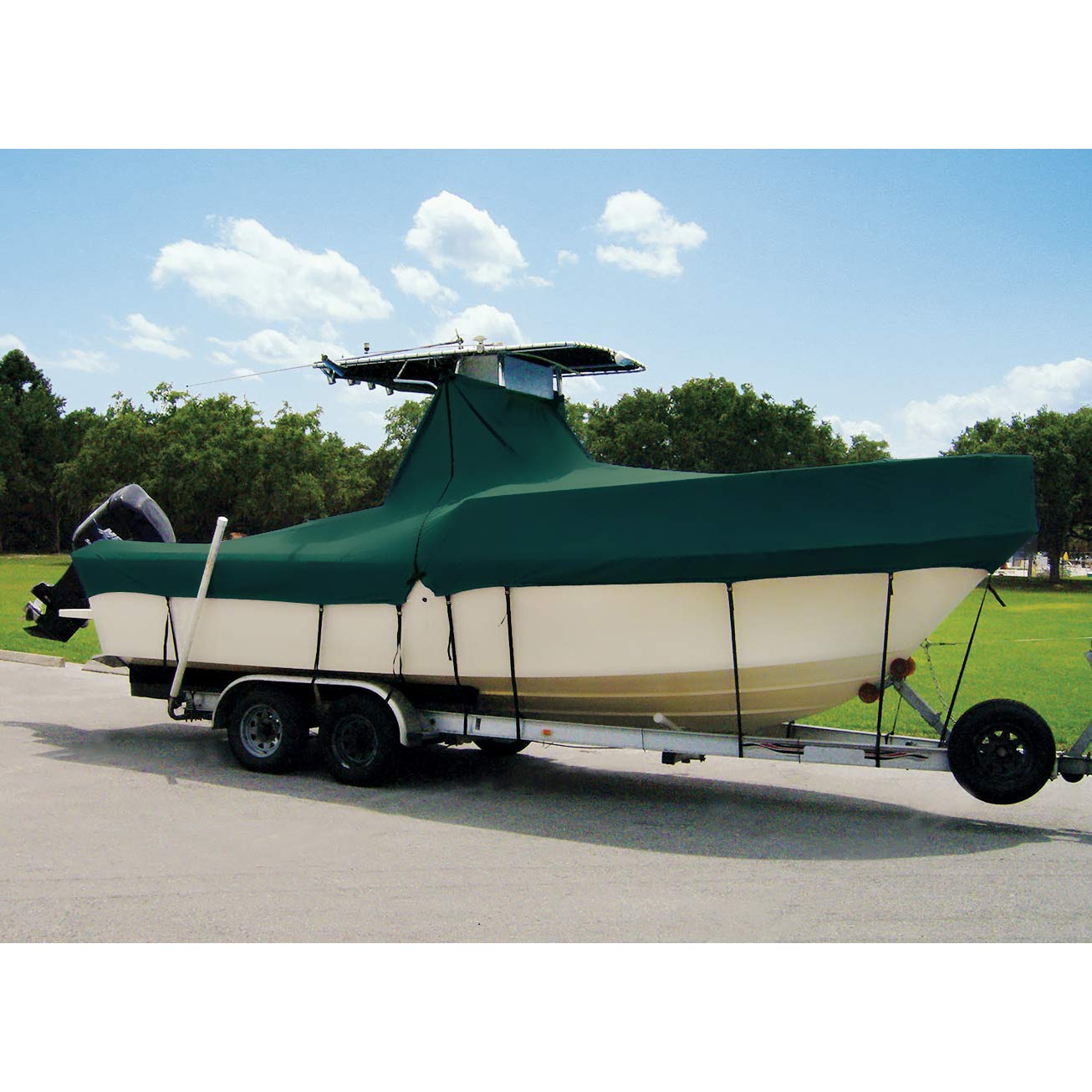 Taylor Made Products Center Console T-Top Cover, OB, Burgundy, Hot Shot, 18'5-19'4, 102 Beam 74202OF