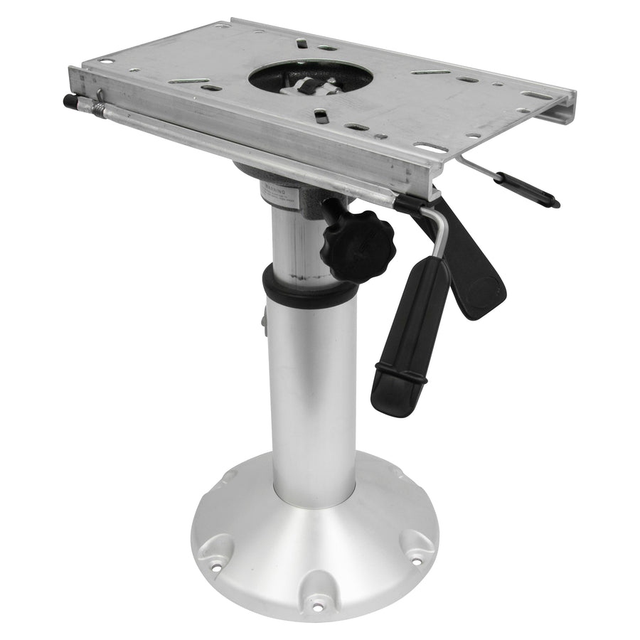 8WP144 Wise Standard Mainstay Air Power Pedestal with Locking Swivel and Slide, Silver