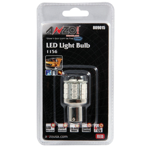 Red ANZO USA '1156' LED Bulb 809015