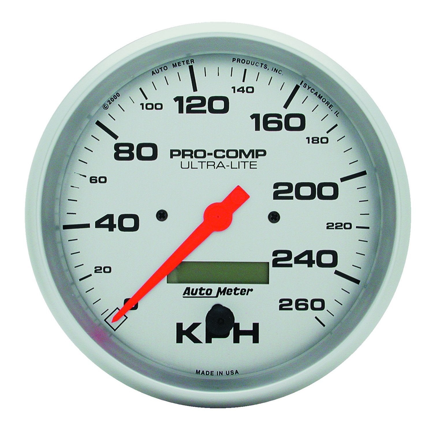 Ultra-Lite Auto Meter 4489M Speedometer in-Dash Programmable Gauge