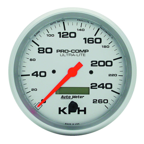 Ultra-Lite Auto Meter 4489M Speedometer in-Dash Programmable Gauge