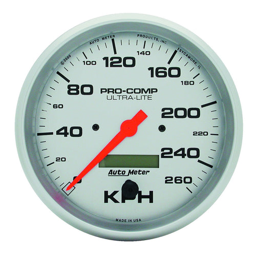 Ultra-Lite Auto Meter 4489M Speedometer in-Dash Programmable Gauge