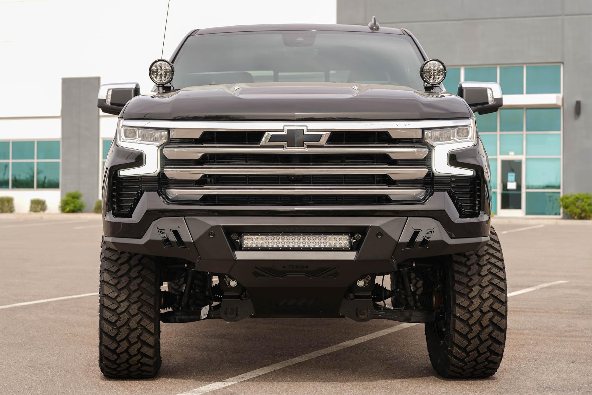 ADD Offroad Ditch Light Brackets for Chevy Silverado & 2022-2024 GMC 1500 Models | Mounts up to 6" LED Light Pods | Hammer Black Powder Coat Finish | Low Profile & Out of Sightlines | Made in The USA