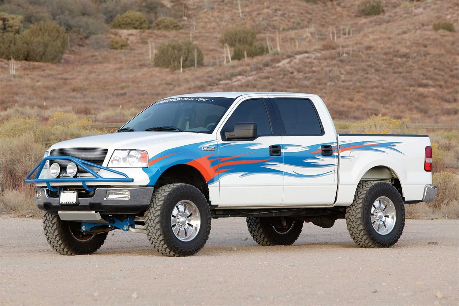 Fabtech Performance K2001DL Crossmember System w/DLSS Shocks 6 in. Lift Front Coilovers Crossmembers Spindles Bump Stops U-Bolts Rear Shocks All Required Hardware Crossmember System