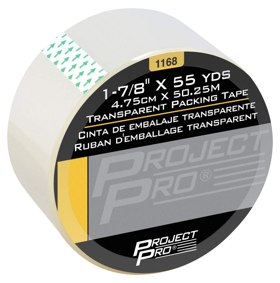 Heavy Duty Performance Tool 1168 Packing Tape - Industrial Grade Adhesive for Secure Shipping and Storage - 1.88-Inches x 60 Yards, 6 Rolls
